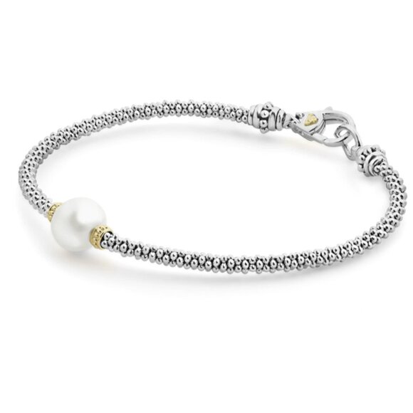 Single Pearl Caviar Bracelet | 3mm from Lagos Sz M+(7.5) - Picture 2 of 10